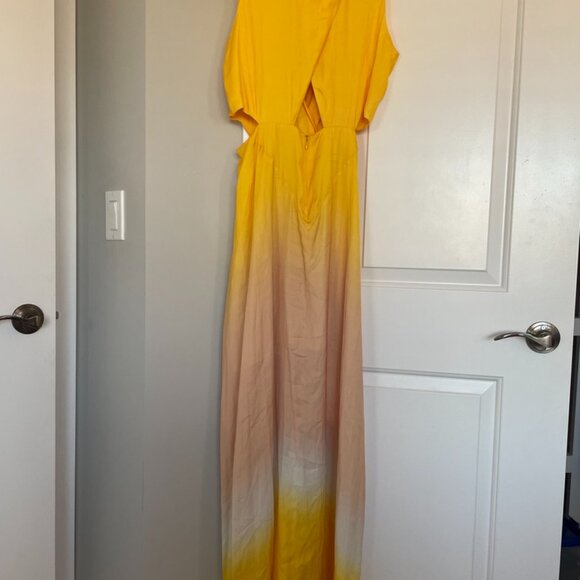 💛🌞 Maje “Resia” Tie-Dye Cut-Out Dress 🌞💛 - Picture 4 of 4